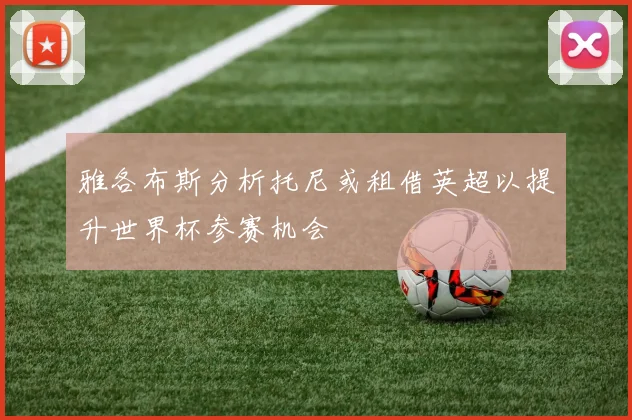 雅各布斯分析托尼或租借英超以提升世界杯参赛机会